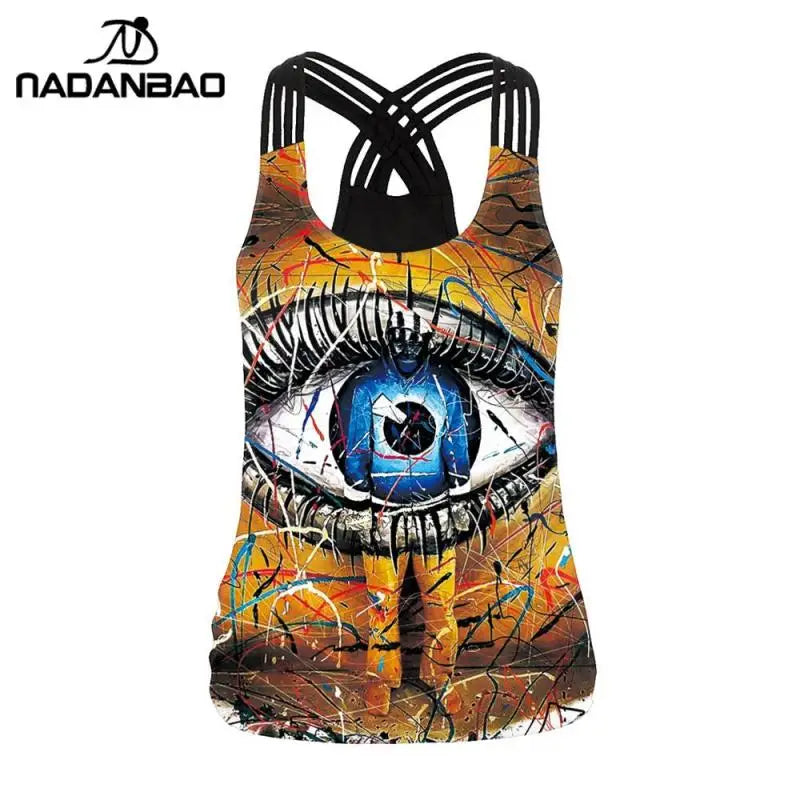 Gothic Psychic Board Print Tank Tops Halloween
