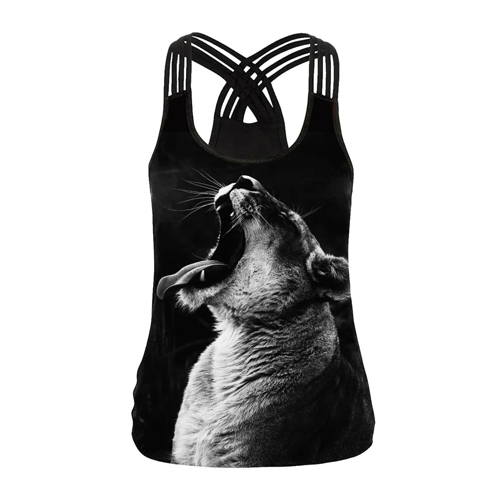 Gothic Psychic Board Print Tank Tops Halloween