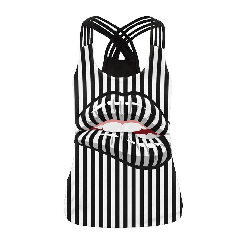 Gothic Psychic Board Print Tank Tops Halloween