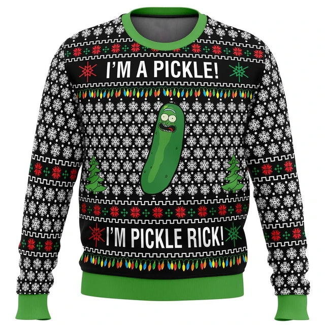 https://ae01.alicdn.com/kf/Se45cf9dbdad94df889e1c53e2e75b1595/Pickle-Rick-Ugly-Christmas-Sweatshirt-Gift-Santa-Claus-Pullover-Cartoon-Anime-2024-New-Autumn-Winter-Men.jpg_640x640.jpg