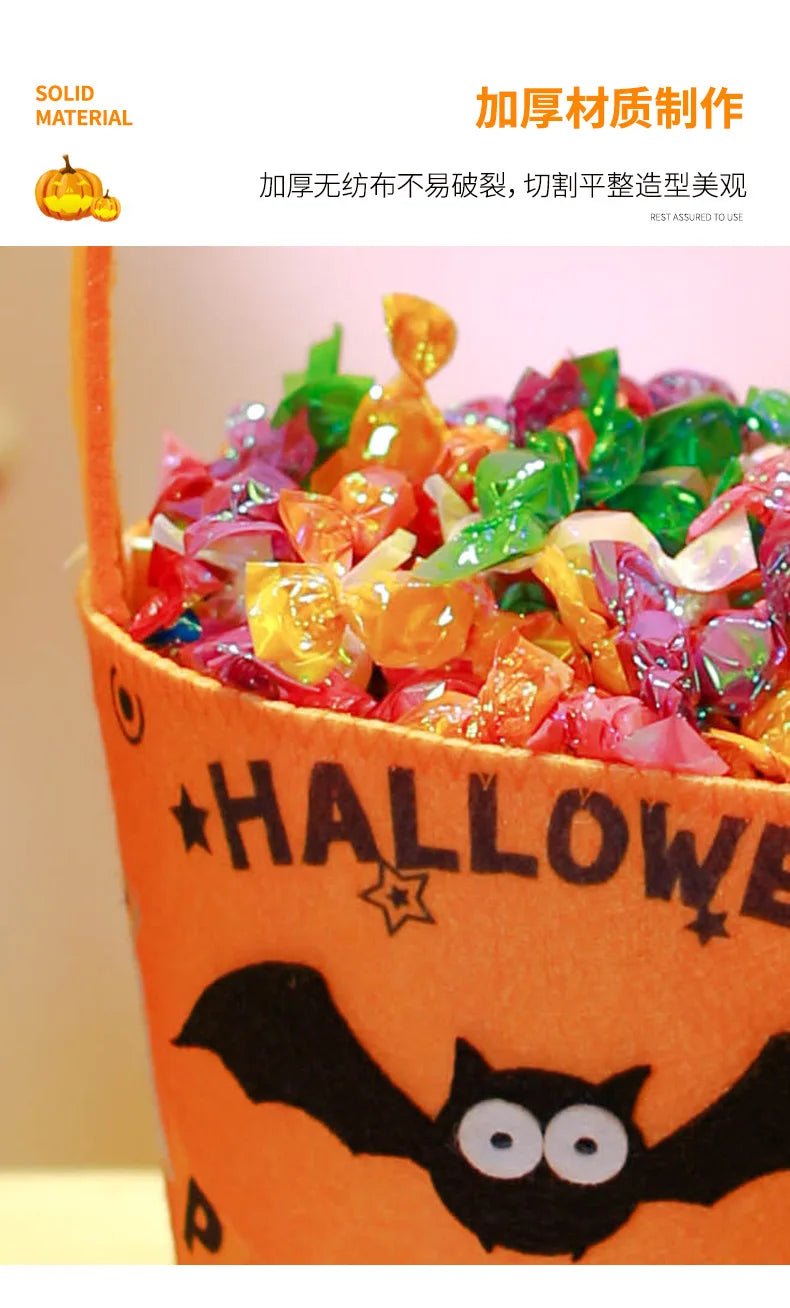 Halloween Theme Candy Bucket Bag