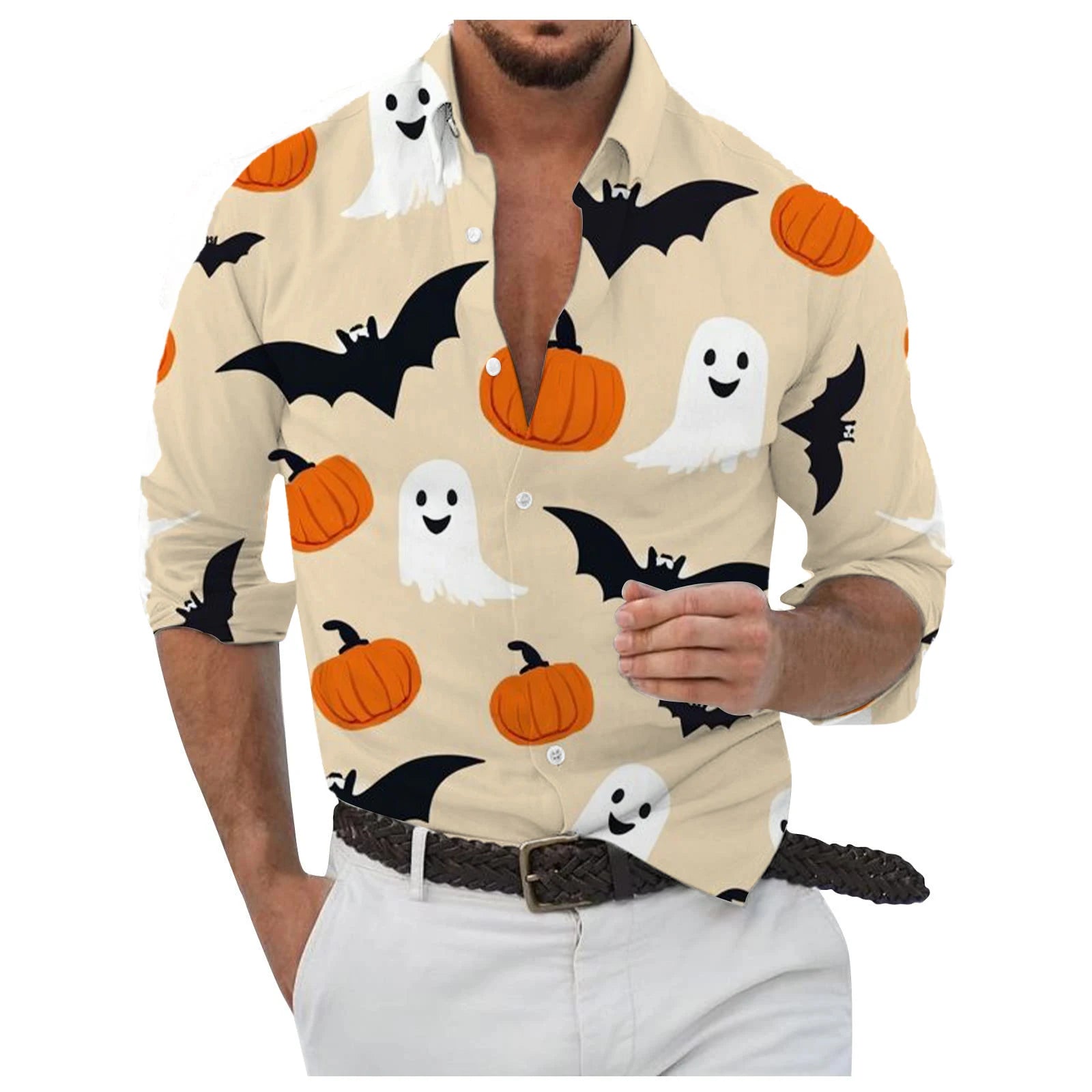 Halloween Funny Patterns Casual Men's