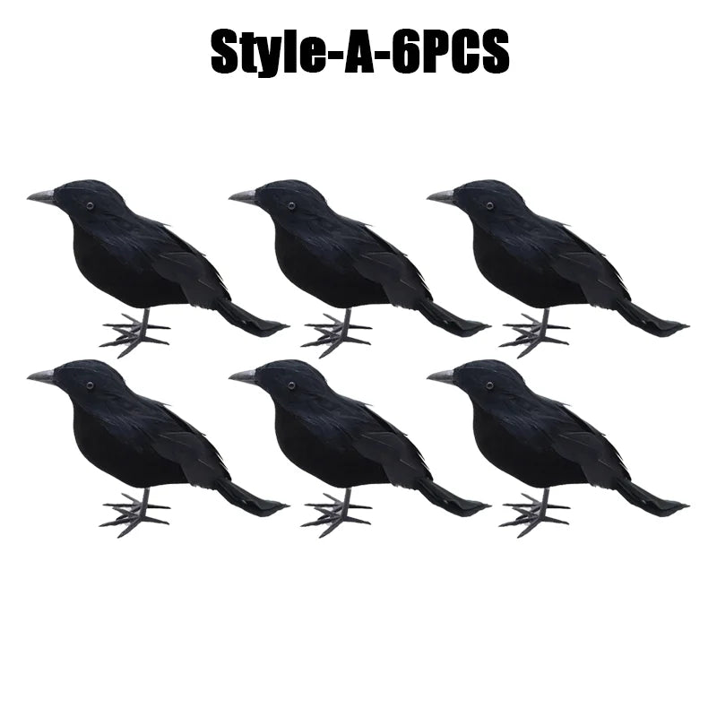Simulation Black Crow Halloween Black Crow Props