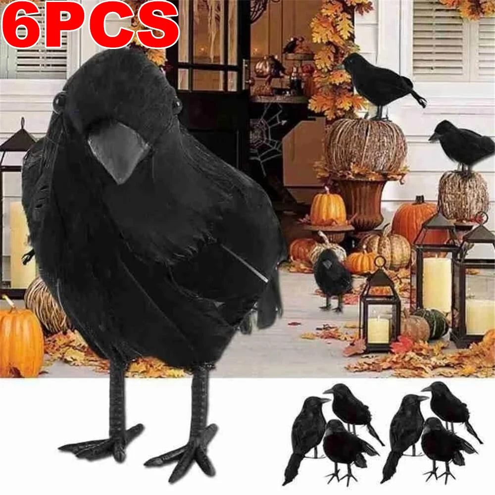 Simulation Black Crow Halloween Black Crow Props