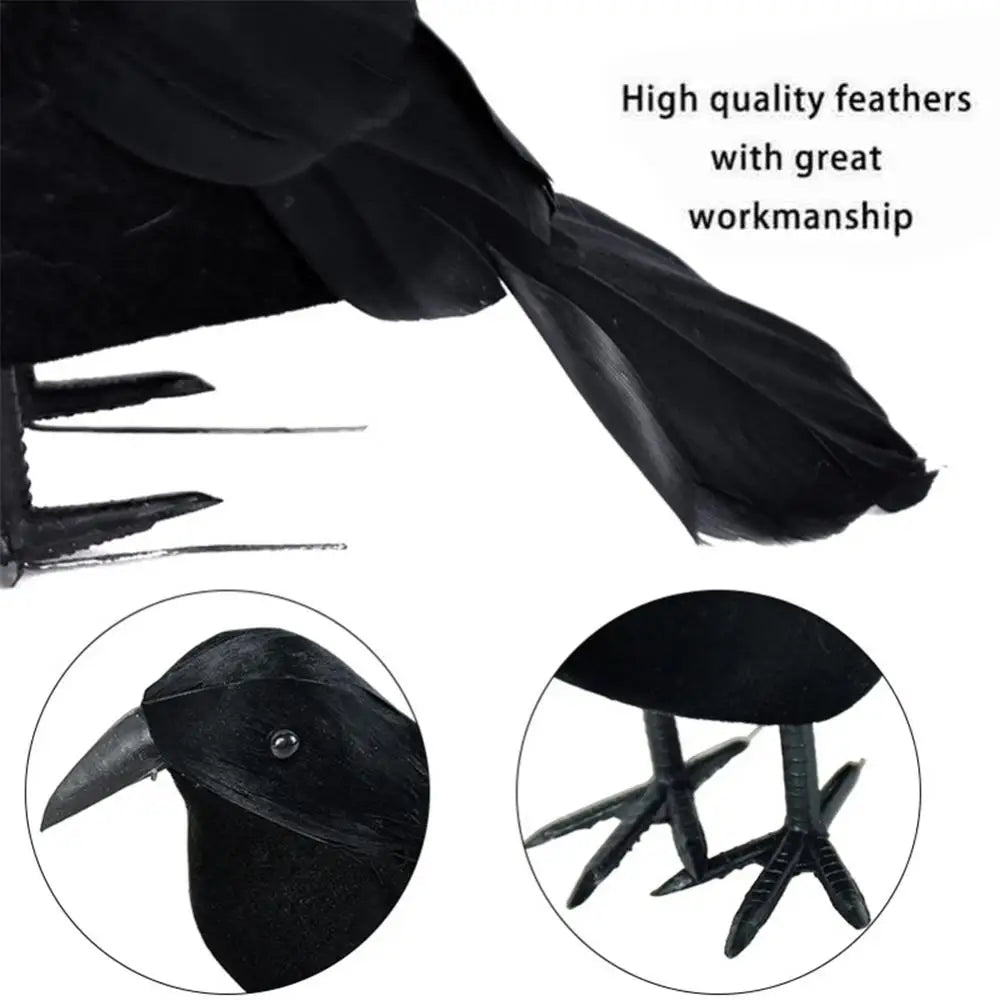 Simulation Black Crow Halloween Black Crow Props