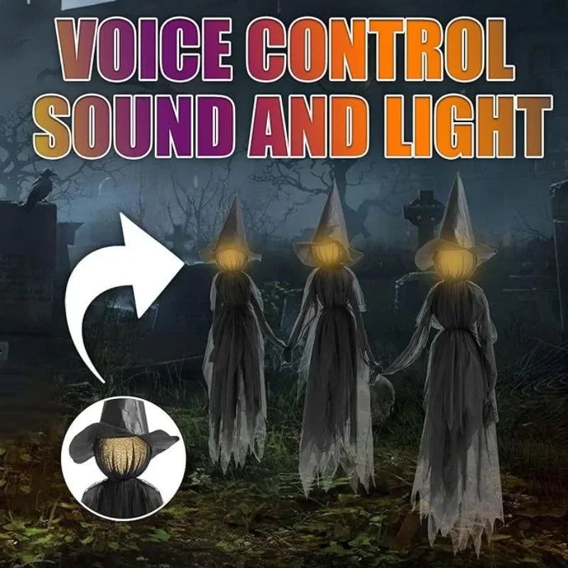 3PCS Halloween Colourful Glow