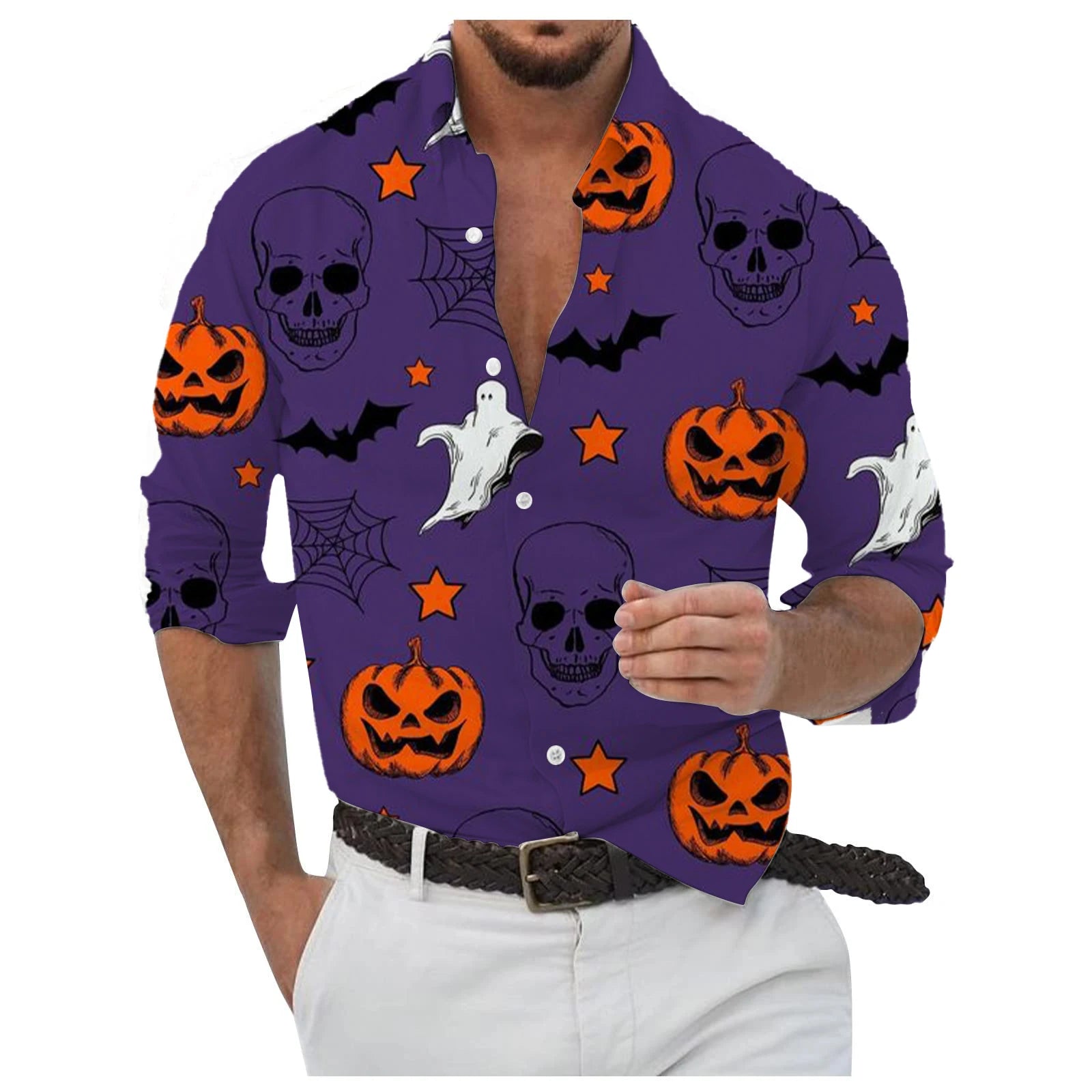 Halloween Funny Patterns Casual Men's