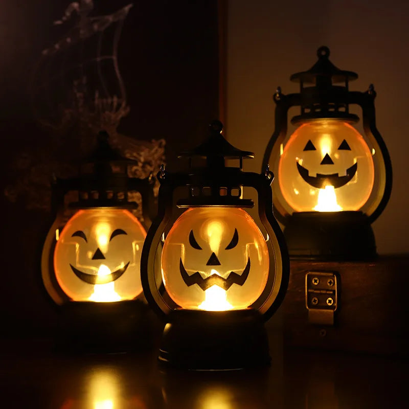 Pumpkin Lights Decorative Kerosene Lanterns LED