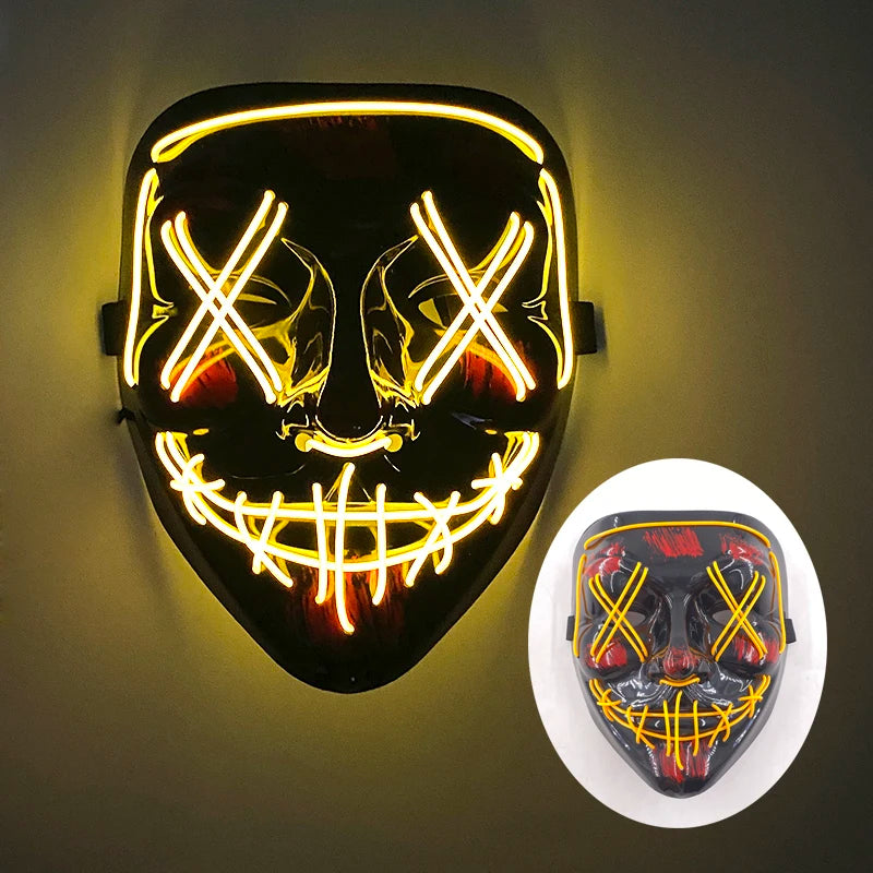 Mask Demon Slayer glowing Masquerade