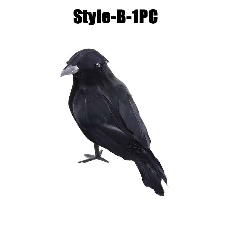 Simulation Black Crow Halloween Black Crow Props