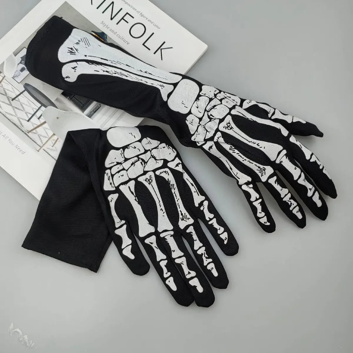 Halloween Skeleton Skeleton Gloves Trick Dark Wind