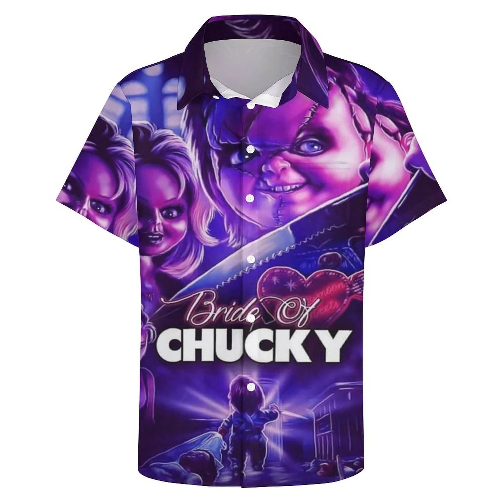 2025 Hawaiian Shirts Halloween Chucky Killer 3d