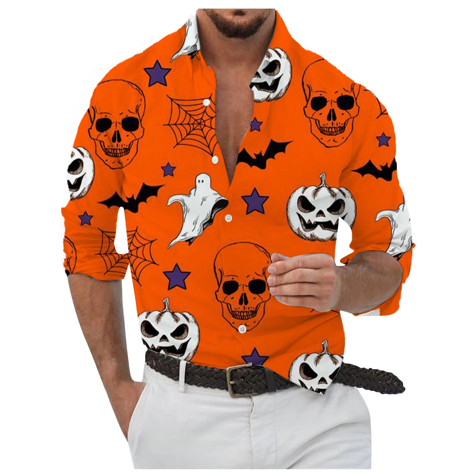 Halloween Funny Patterns Casual Men's