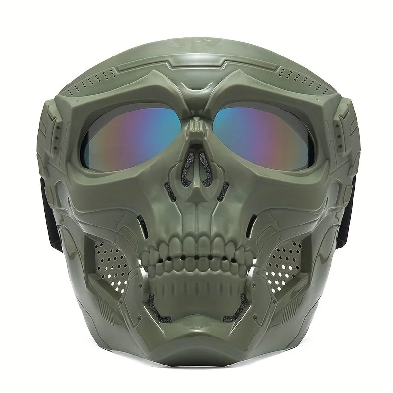 Motorcycle skull mask wind goggles