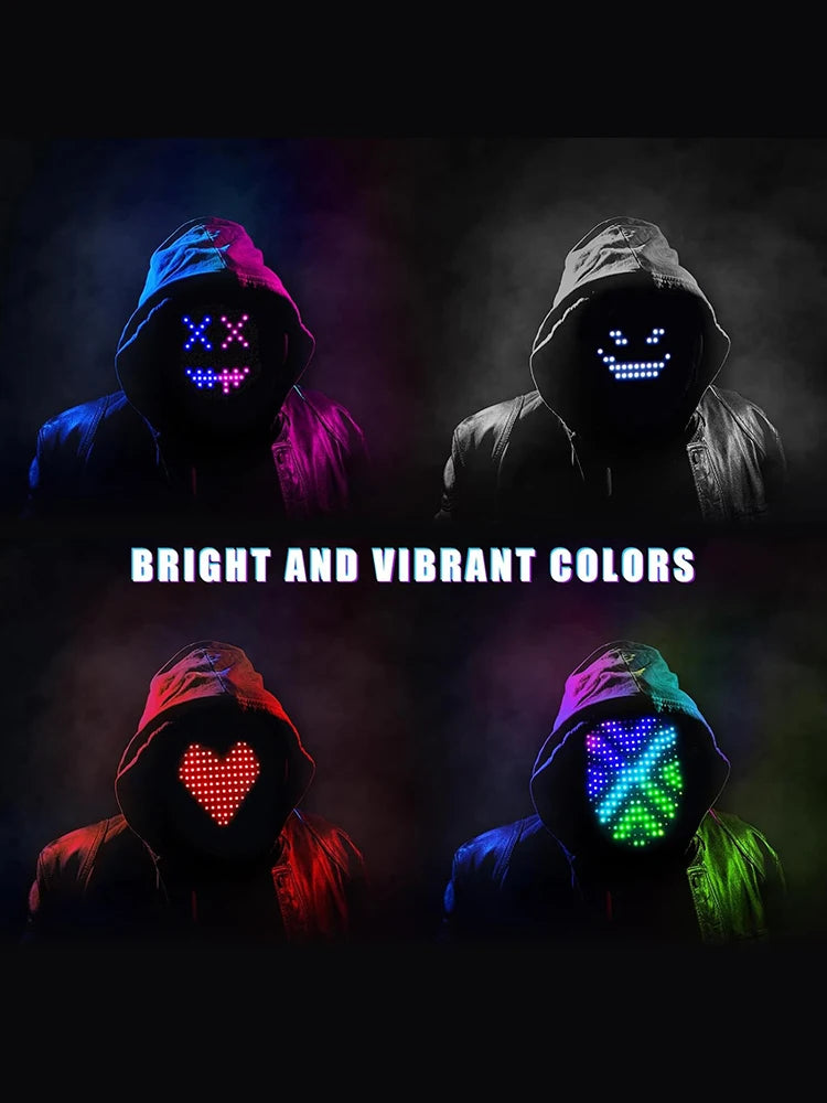 Smart LED Face Masks Programmable Change Face