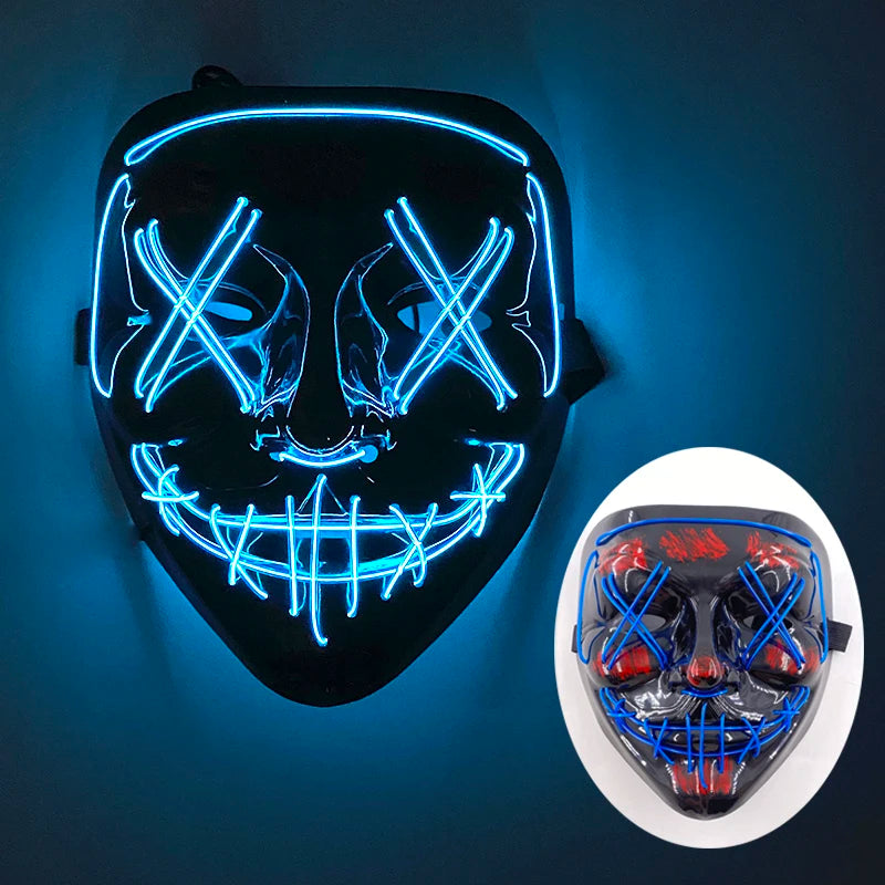 Mask Demon Slayer glowing Masquerade