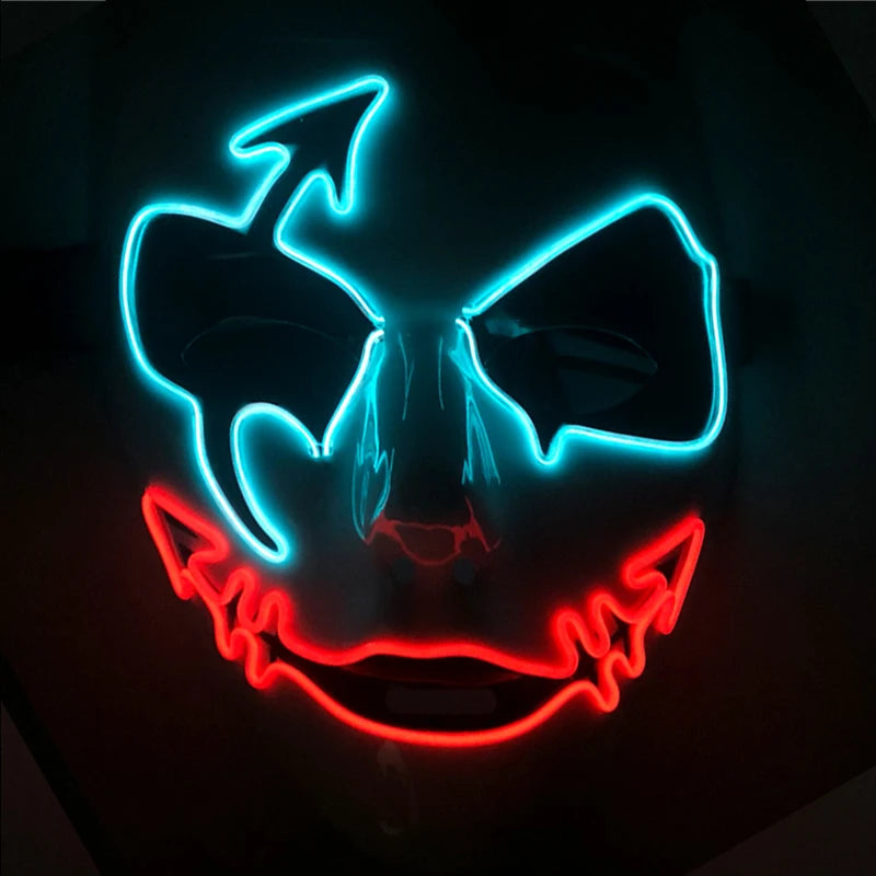 Mask Demon Slayer glowing Masquerade