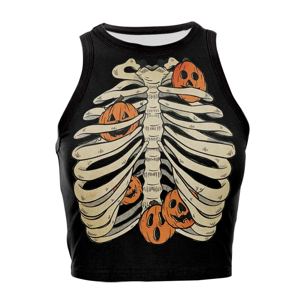 Halloween Women Summer Sleeveless