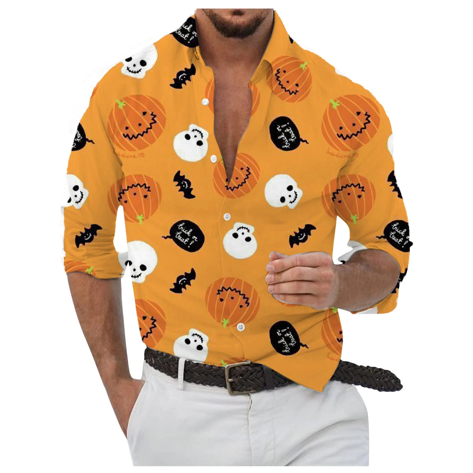 Halloween Funny Patterns Casual Men's