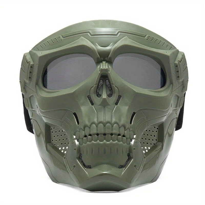 Motorcycle skull mask wind goggles