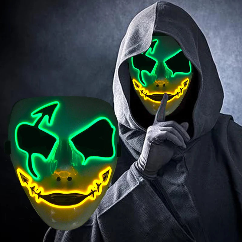 Mask Demon Slayer glowing Masquerade