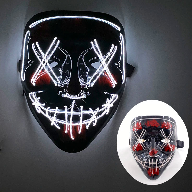 Mask Demon Slayer glowing Masquerade