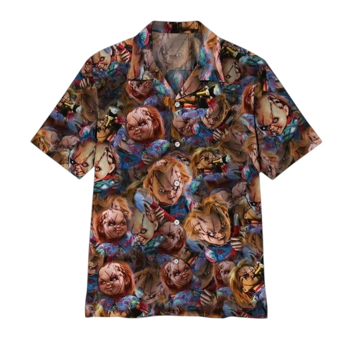2025 Hawaiian Shirts Halloween Chucky Killer 3d