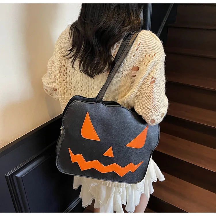 Shoulder Bag Halloween Three-dimensional Pumpkin