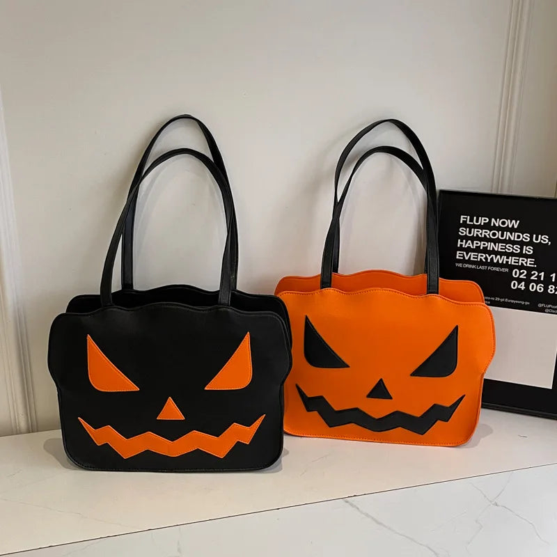 Shoulder Bag Halloween Three-dimensional Pumpkin