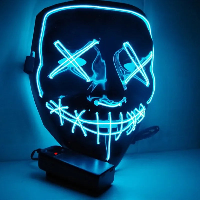 Neon Horror Mask