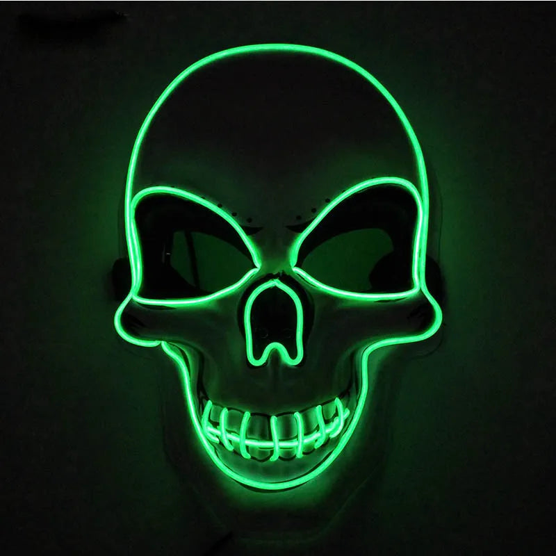 Adults Black Pirate Hats with Skull Pattern Halloween LED
