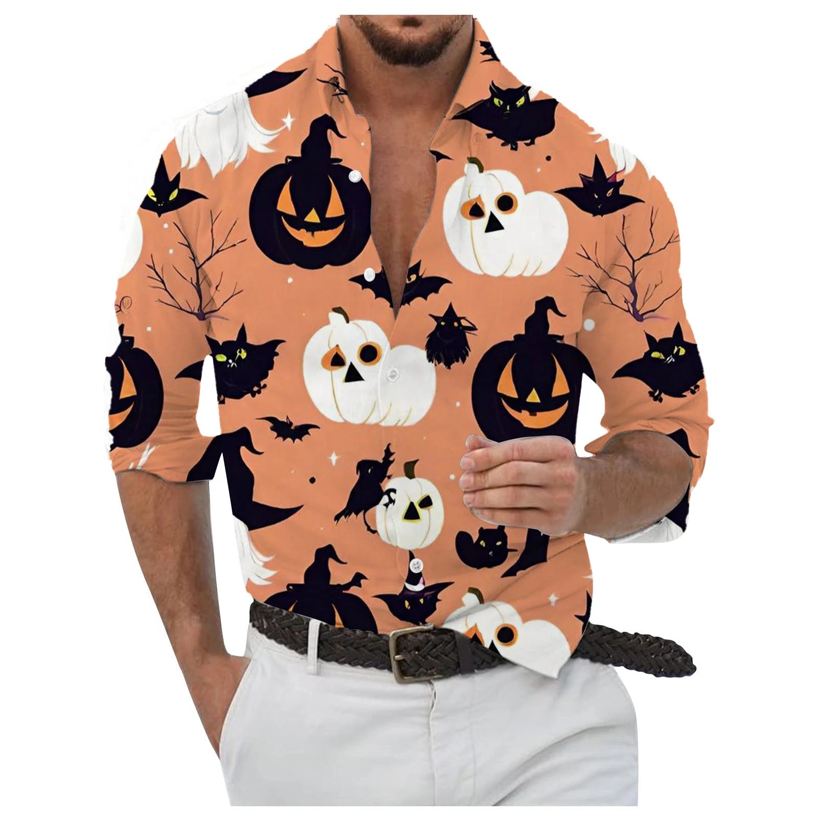 Halloween Funny Patterns Casual Men's