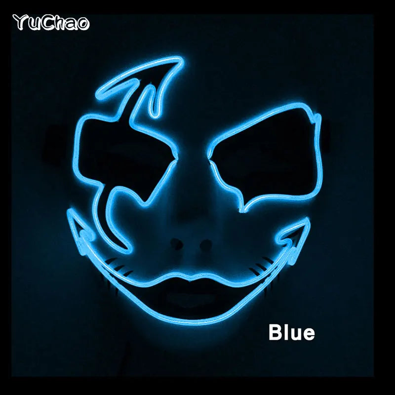 Mask Demon Slayer glowing Masquerade