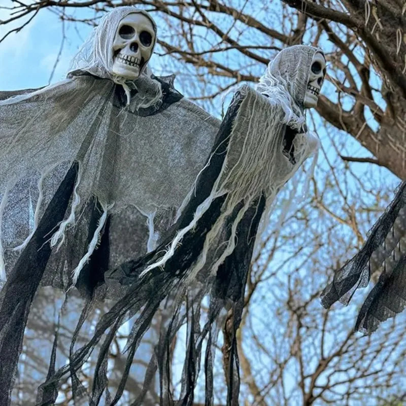 1PCS Halloween Skeleton Ghost Decoration Ghost with LED