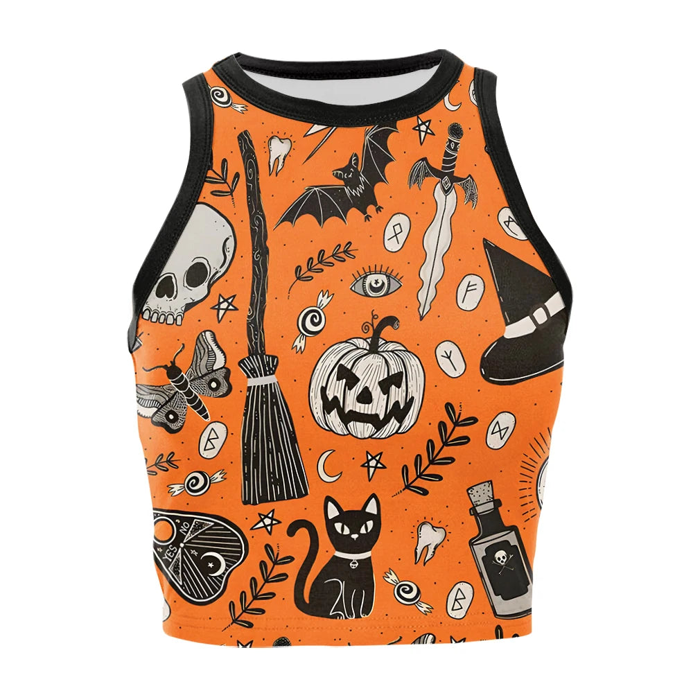 Halloween Women Summer Sleeveless