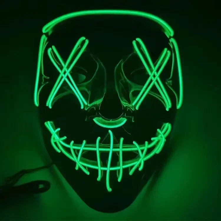 Neon Horror Mask