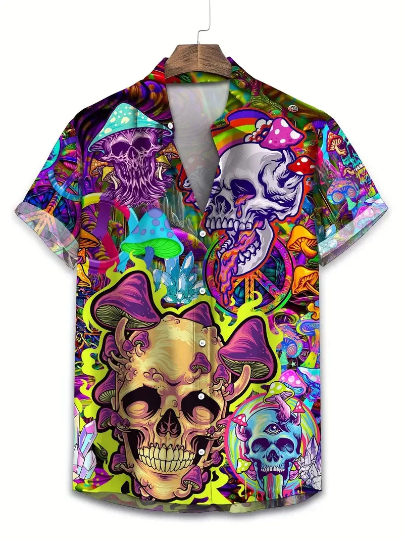2025 Horror Skull Ice Cream Men's