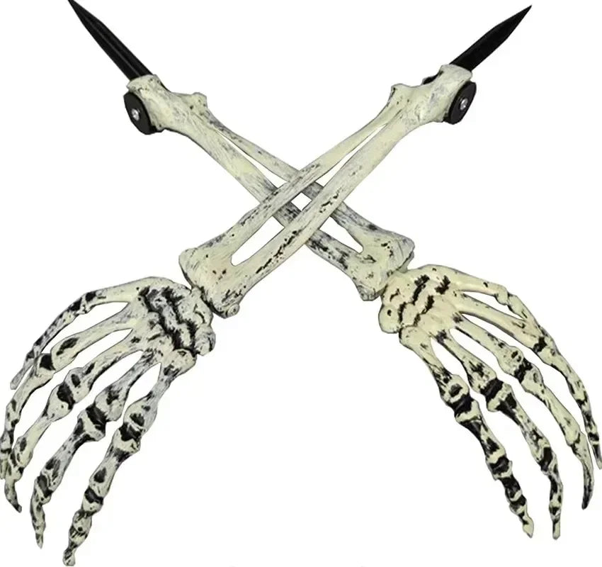 1-4PCS Halloween Simulation Skeleton Hand Prop