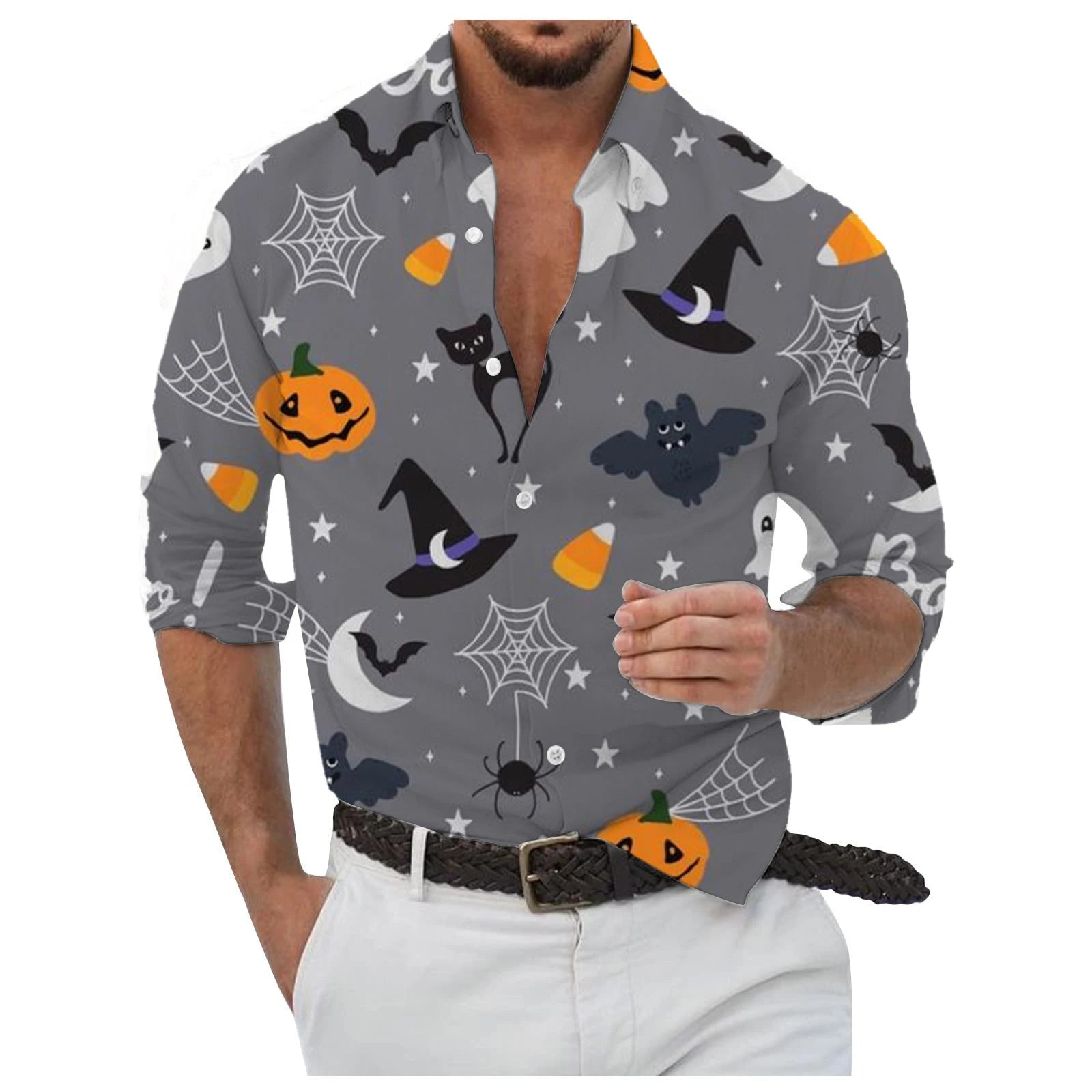 Halloween Funny Patterns Casual Men's