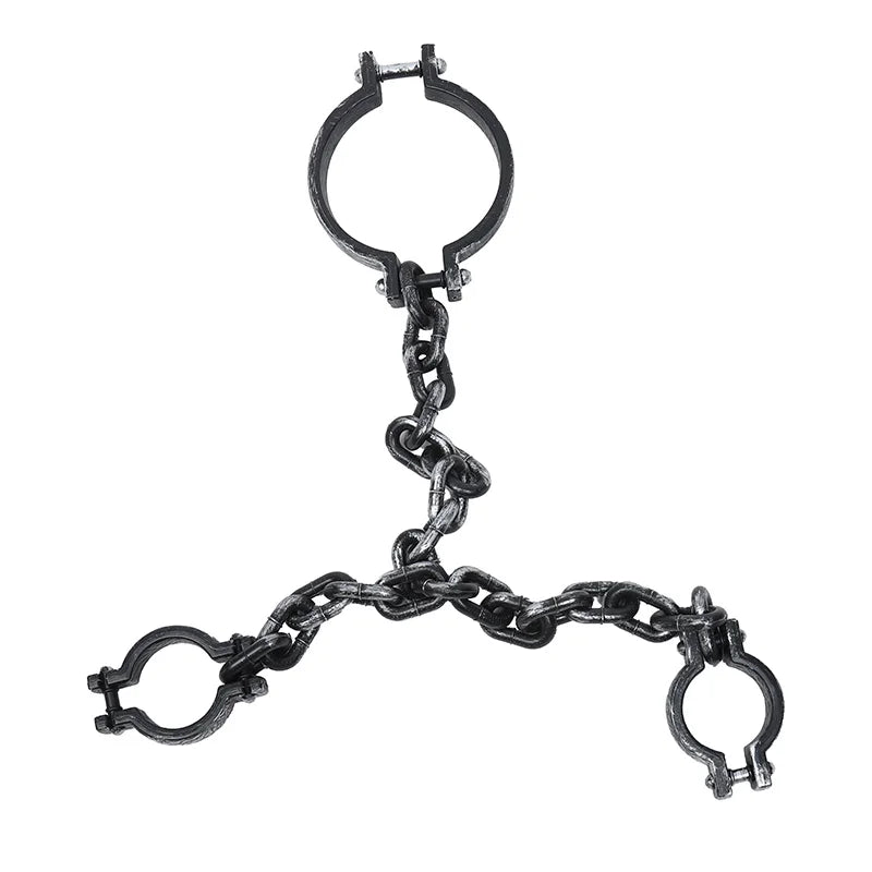Halloween Fake Chains Haunted House Horror Props Home Decoration Prisoner