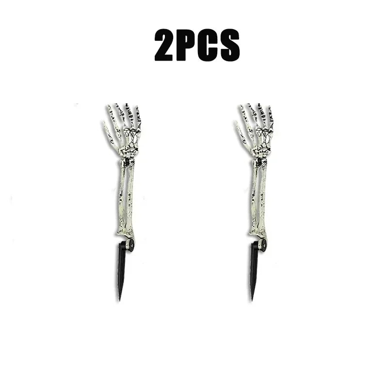 1-4PCS Halloween Simulation Skeleton Hand Prop