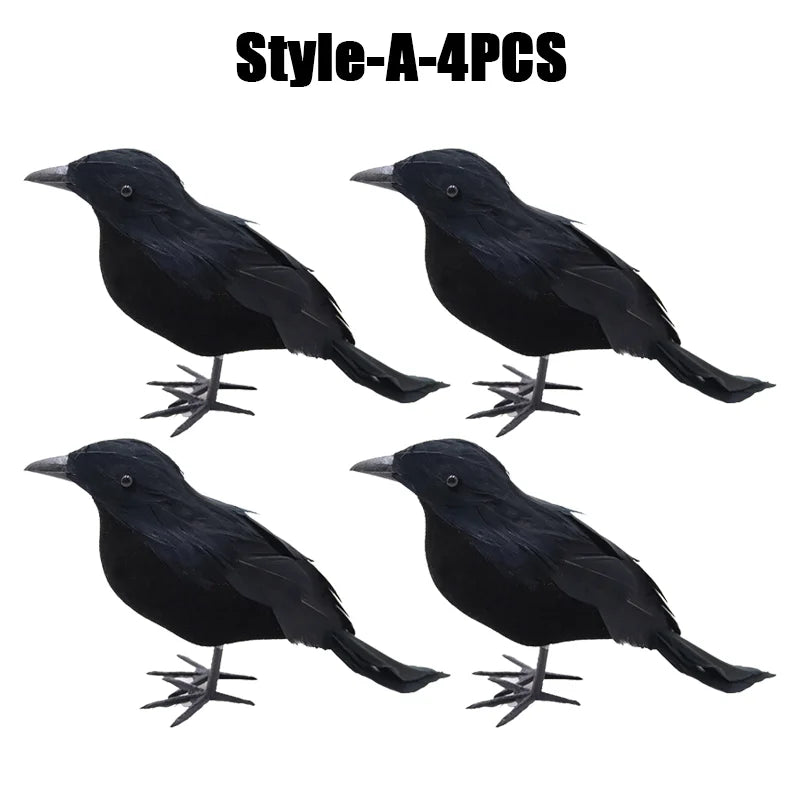 Simulation Black Crow Halloween Black Crow Props