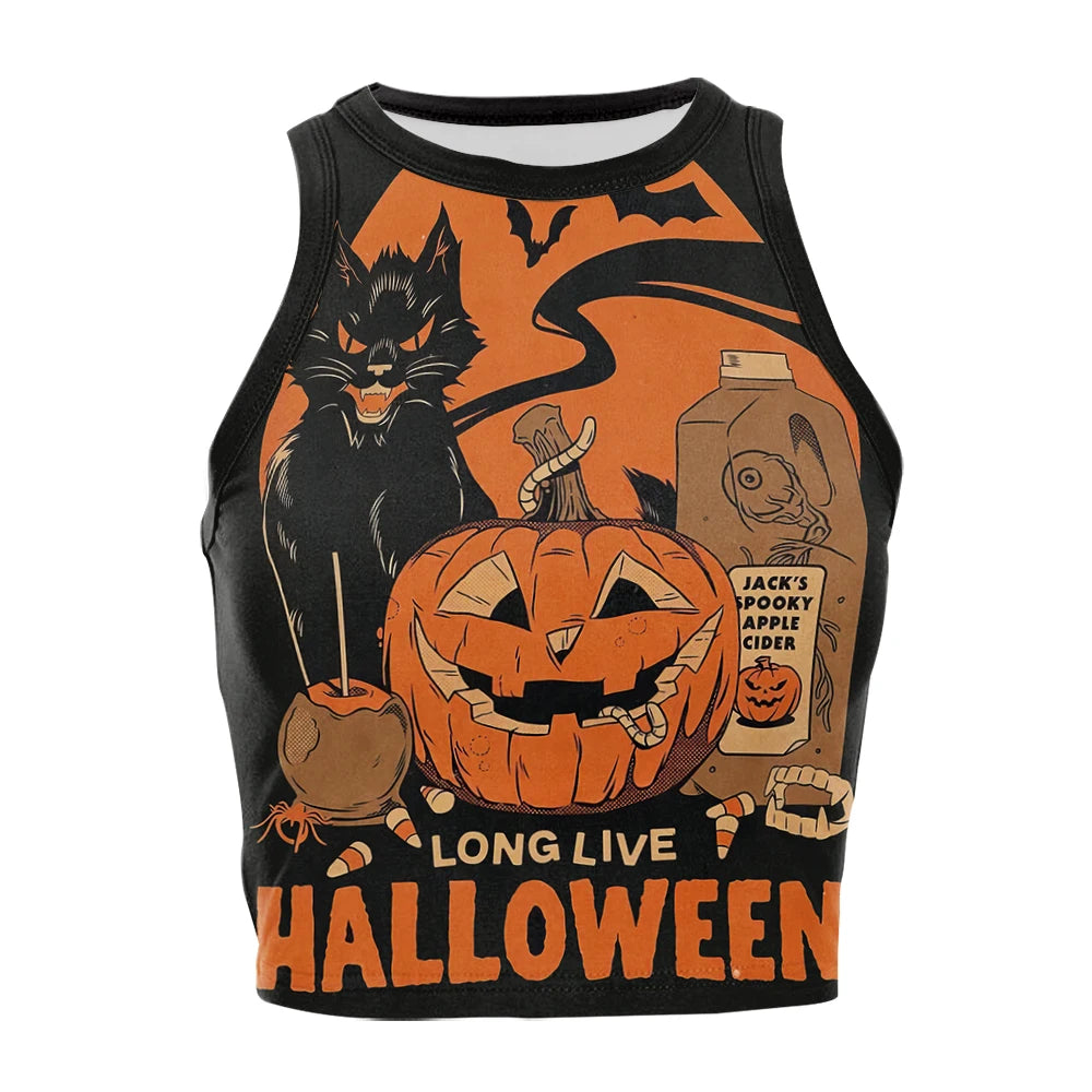 Halloween Women Summer Sleeveless