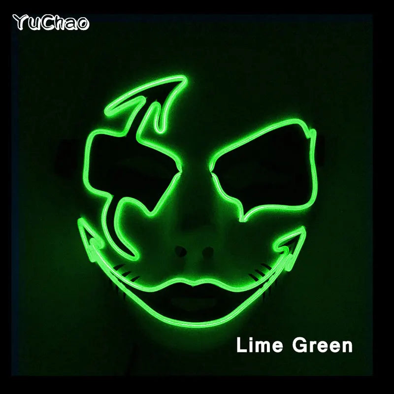 Mask Demon Slayer glowing Masquerade