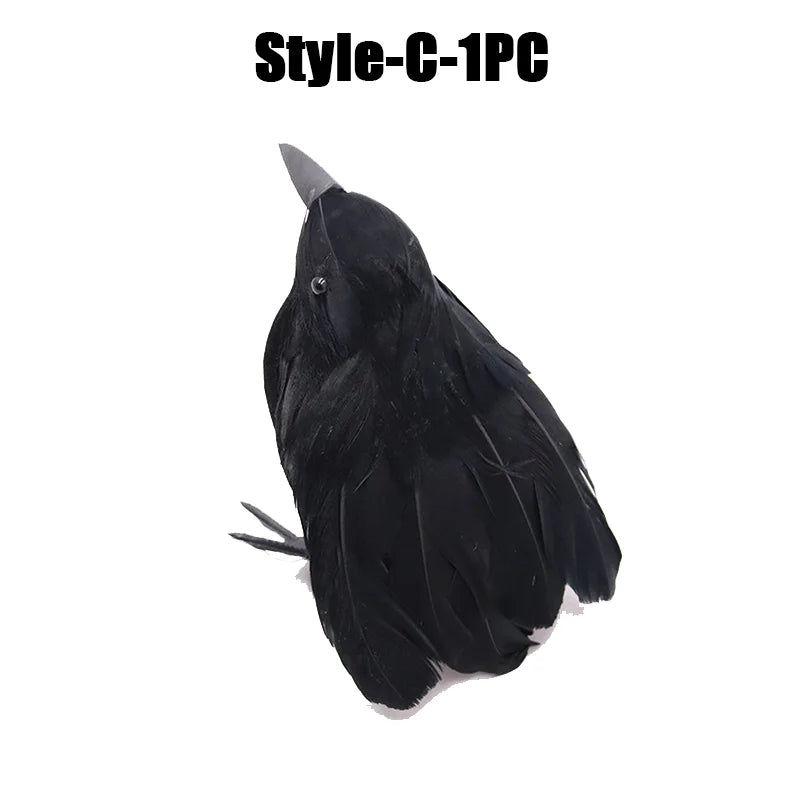 Simulation Black Crow Halloween Black Crow Props