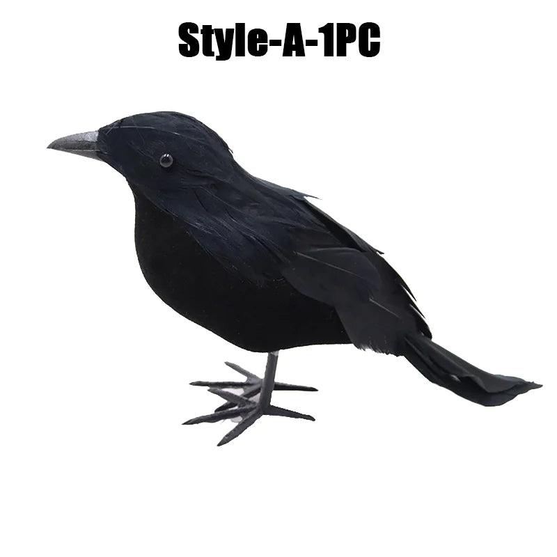 Simulation Black Crow Halloween Black Crow Props