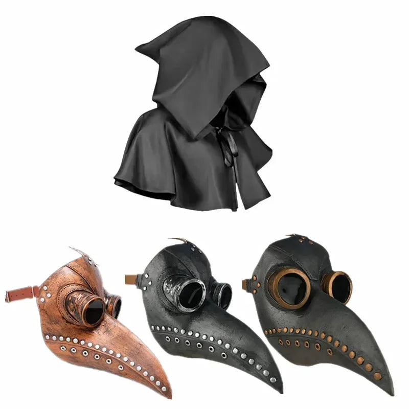 Steampunk Plague Mask & Cloak