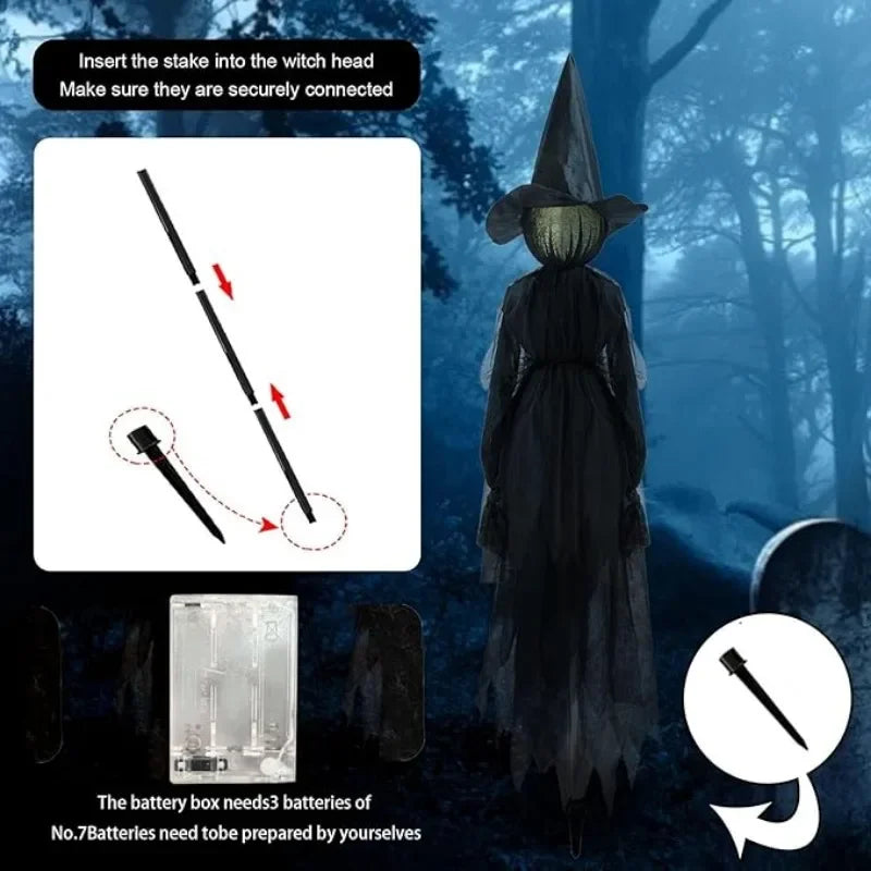 3PCS Halloween Colourful Glow