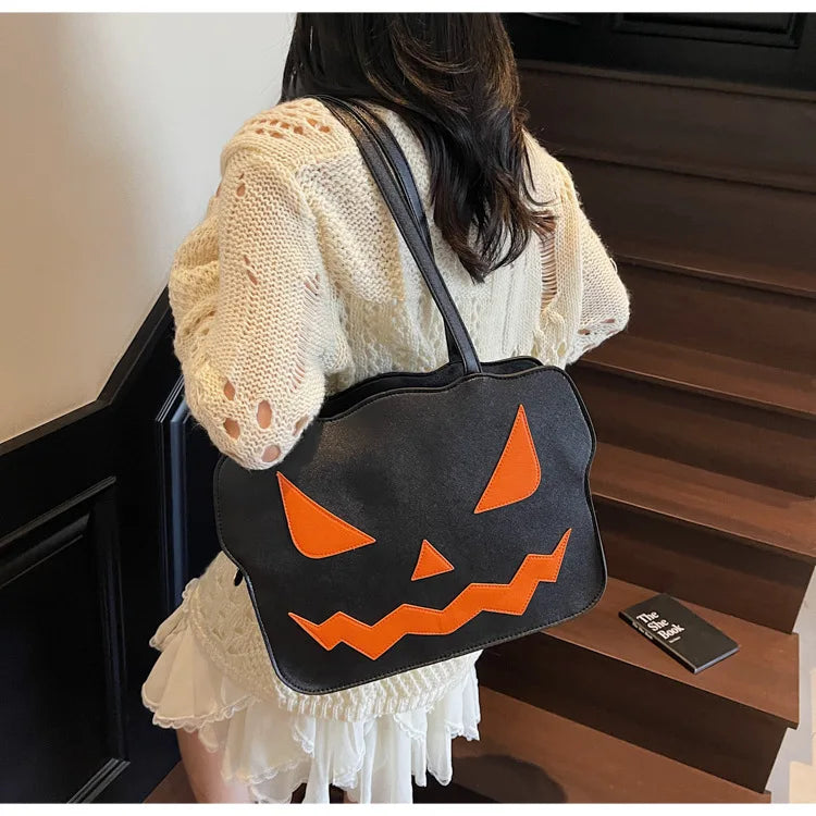 Shoulder Bag Halloween Three-dimensional Pumpkin