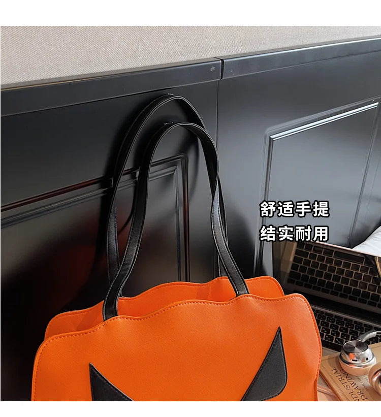 Shoulder Bag Halloween Three-dimensional Pumpkin